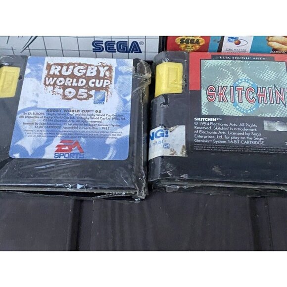 SEALED / CIB Lot Of Sega Genesis Games - Skitchin, College Hoops, NHL 95 & More - Picture 4 of 7